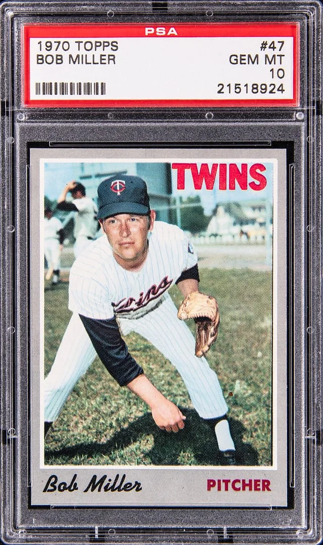 1970 Topps Bob Miller #47 card image
