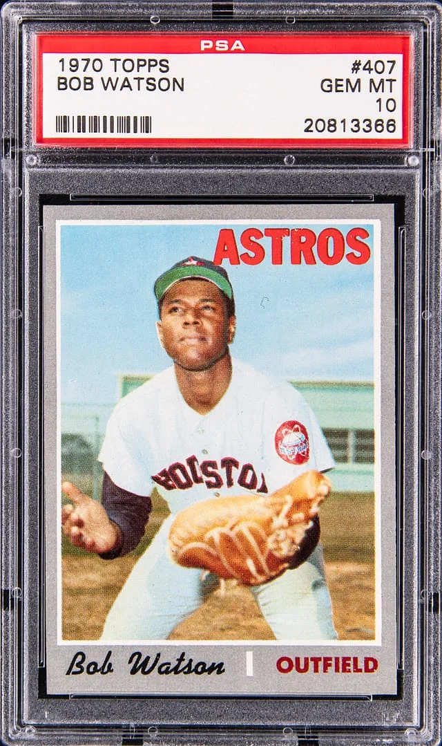 1970 Topps Bob Watson #407 card image