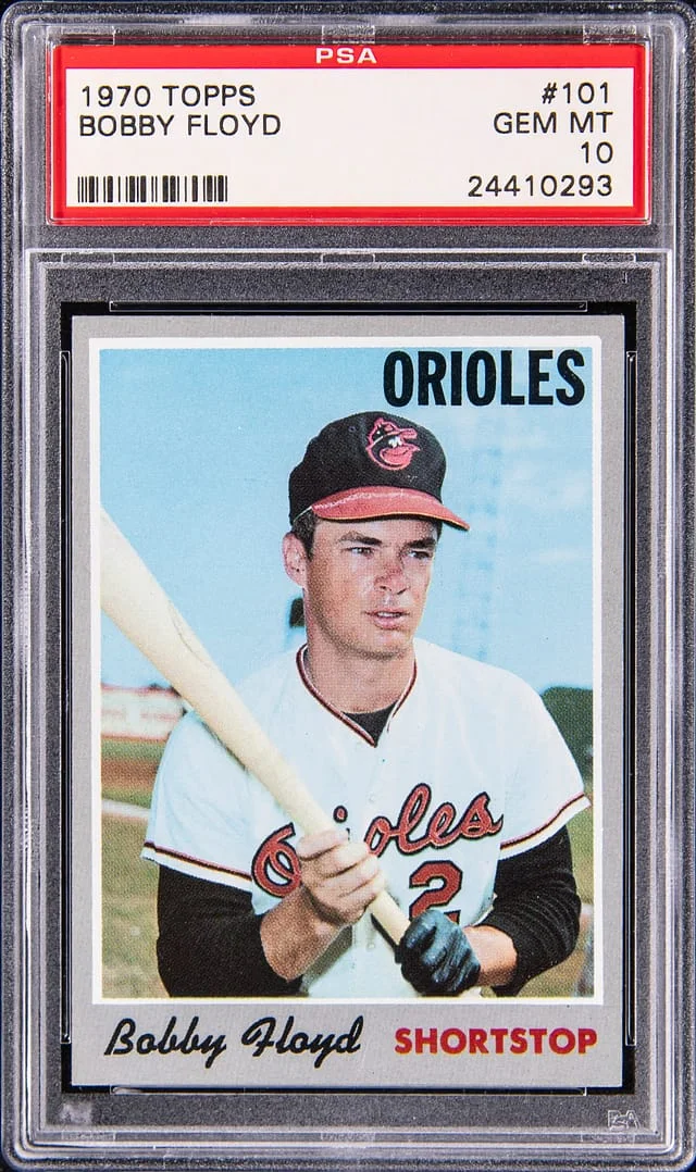 1970 Topps Bobby Floyd #101 card image