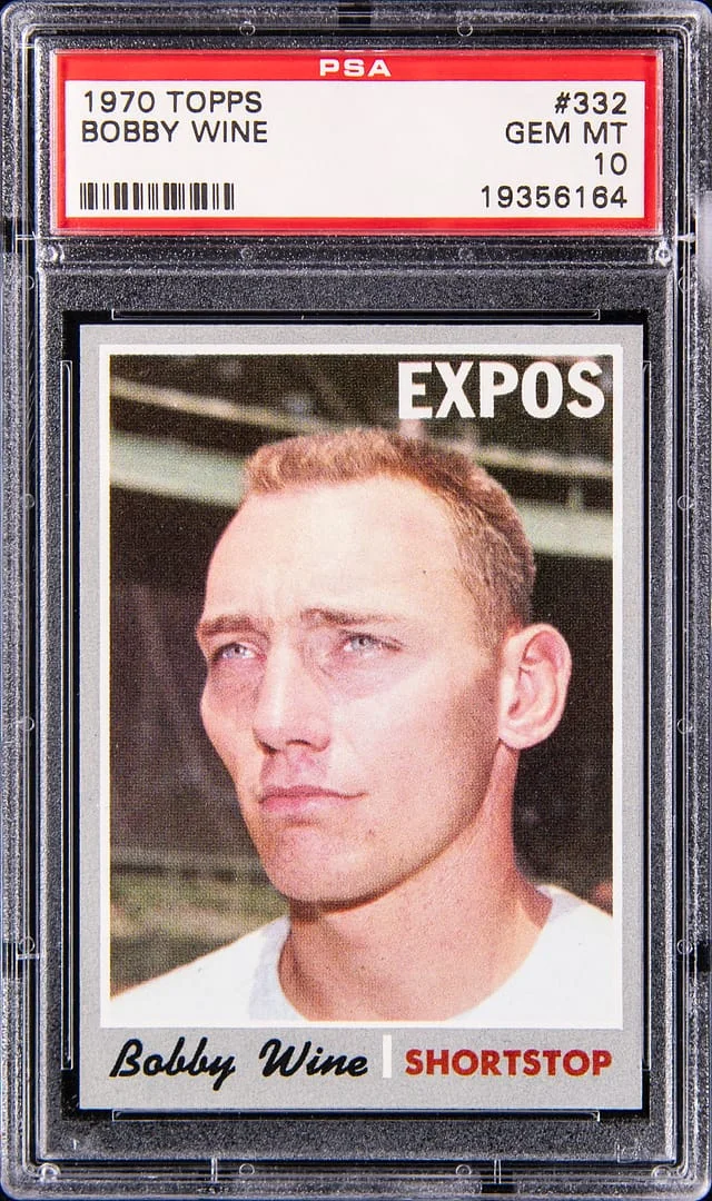 1970 Topps Bobby Wine #332 card image