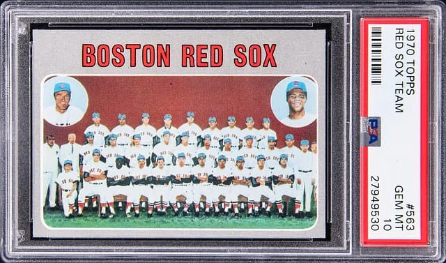1970 Topps Boston Red Sox #563 card image