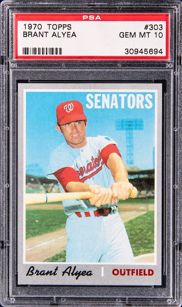 1970 Topps Brant Alyea #303 card image