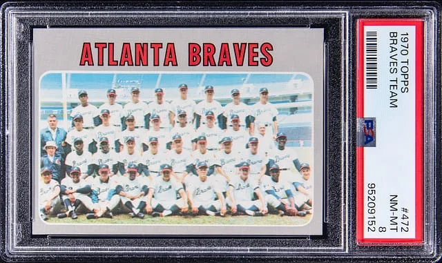 1970 Topps Braves Team #472 card image