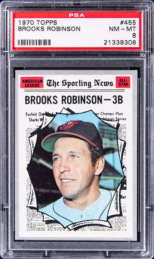 1970 Topps Brooks Robinson #455 card image