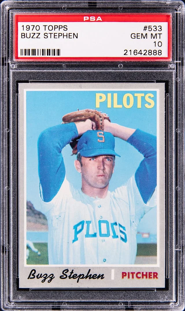 1970 Topps Buzz Stephen #533 card image