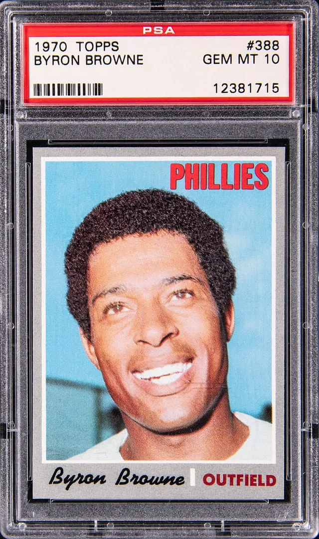 1970 Topps Byron Browne #388 card image