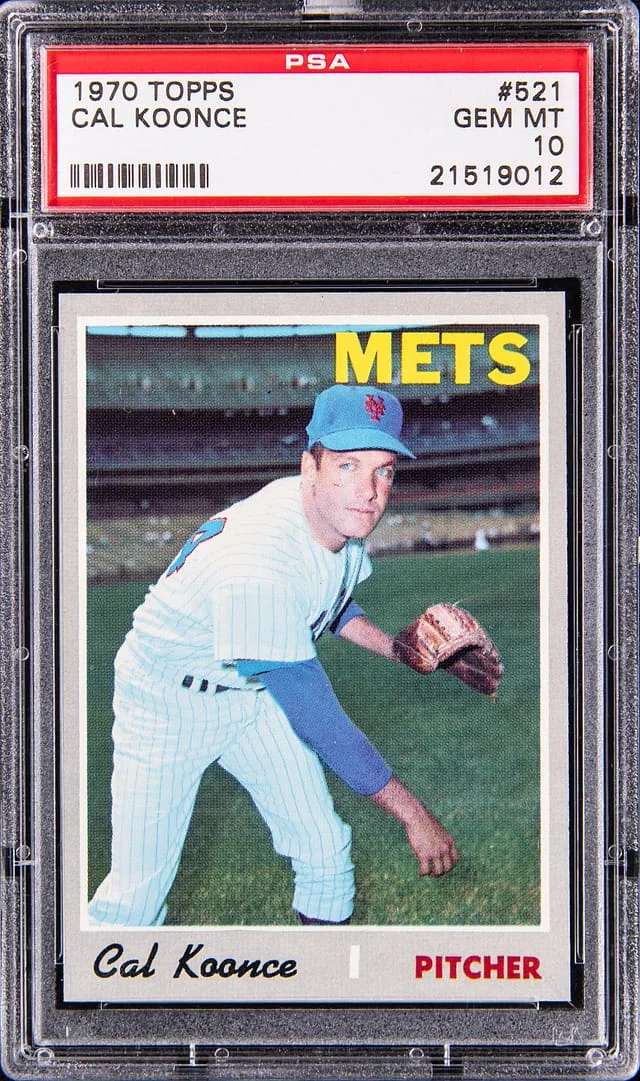 1970 Topps Cal Koonce #521 card image