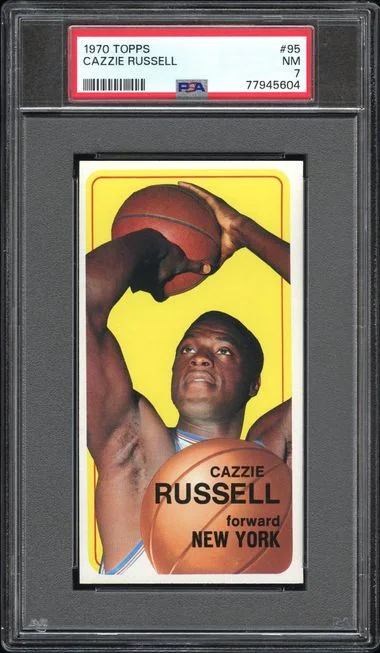 1970 Topps Cazzie Russell #95 card image