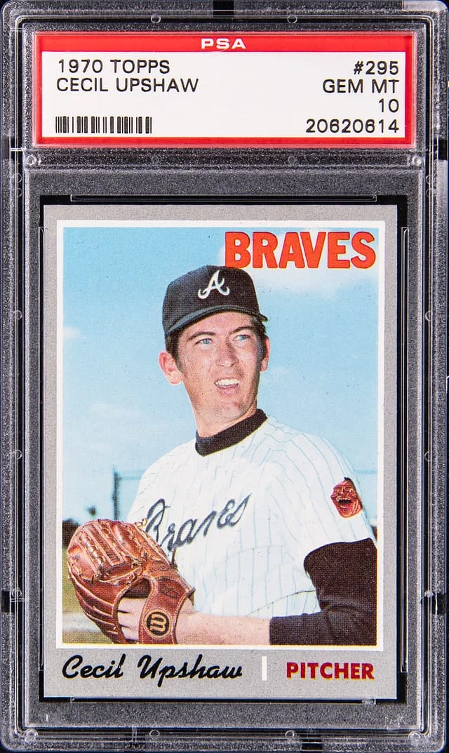 1970 Topps Cecil Upshaw #295 card image