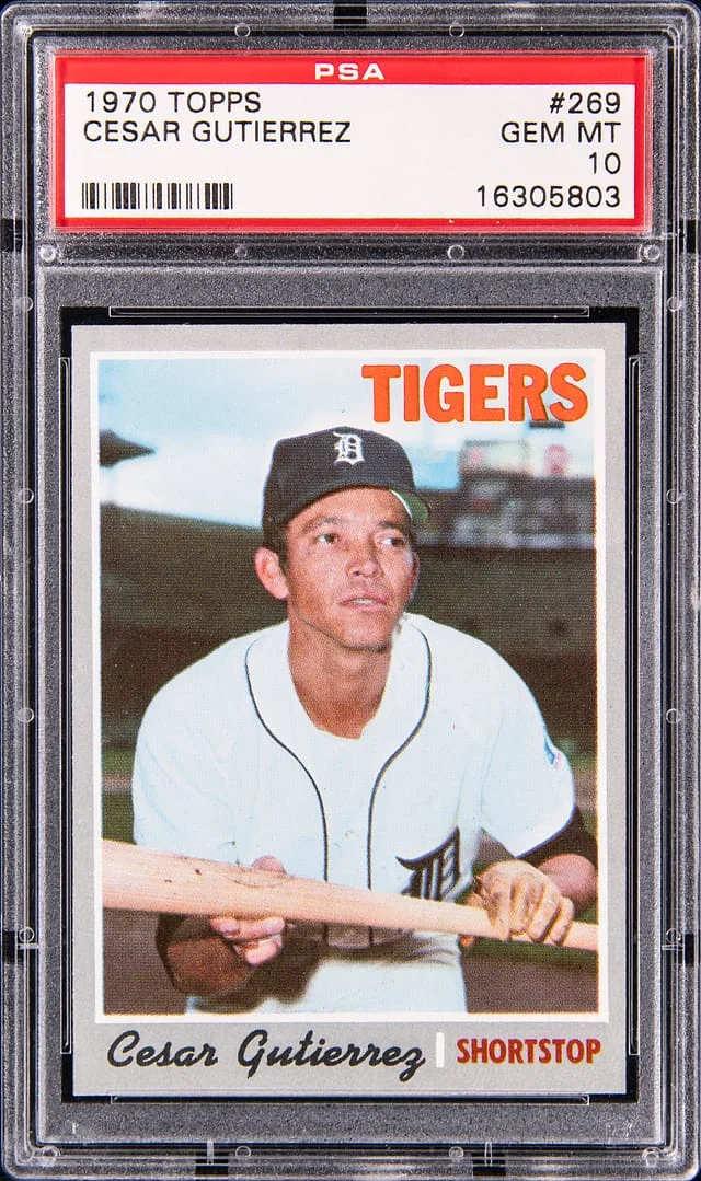 1970 Topps Cesar Gutierrez #269 card image