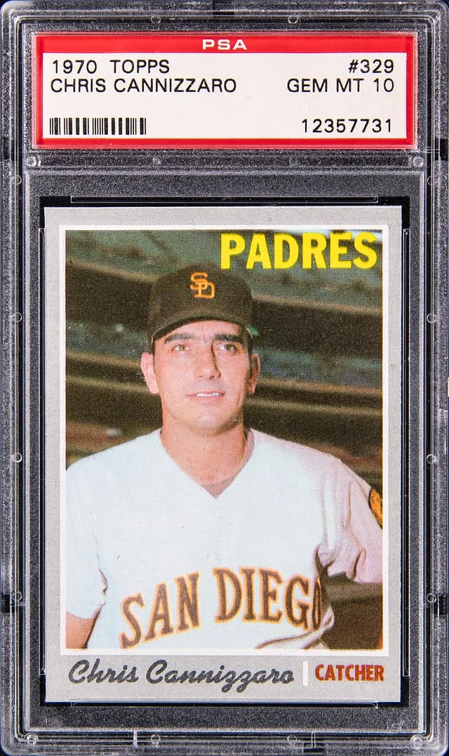 1970 Topps Chris Cannizzaro #329 card image