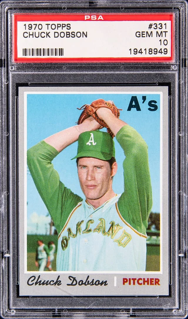 1970 Topps Chuck Dobson #331 card image