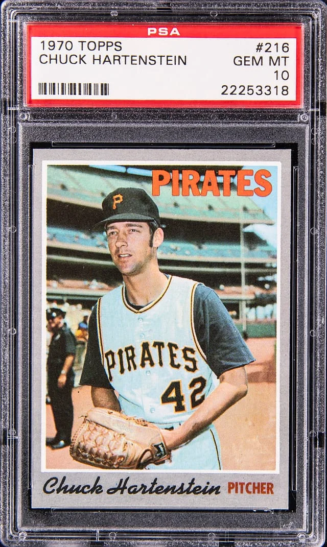 1970 Topps Chuck Hartenstein #216 card image
