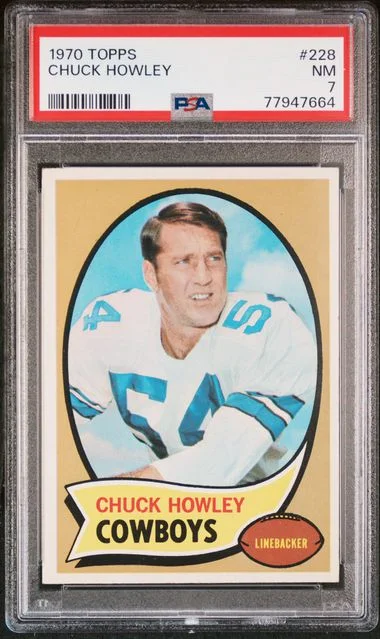 1970 Topps Chuck Howley #228 card image