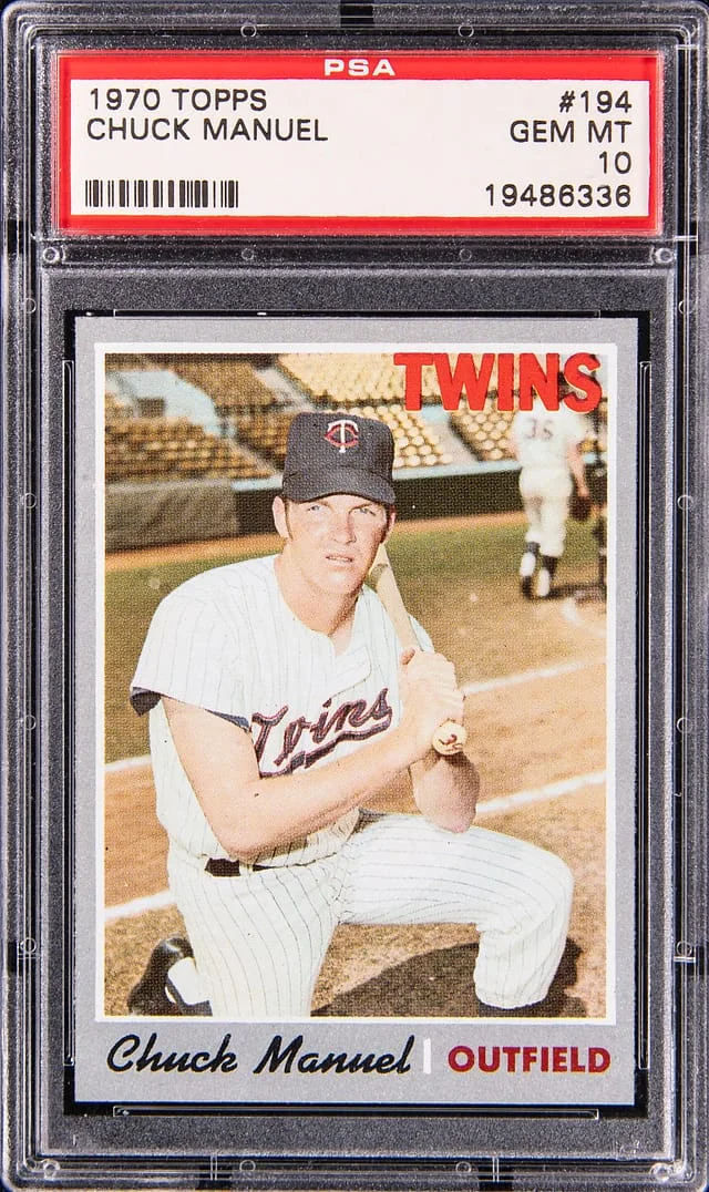 1970 Topps Chuck Manuel #194 card image