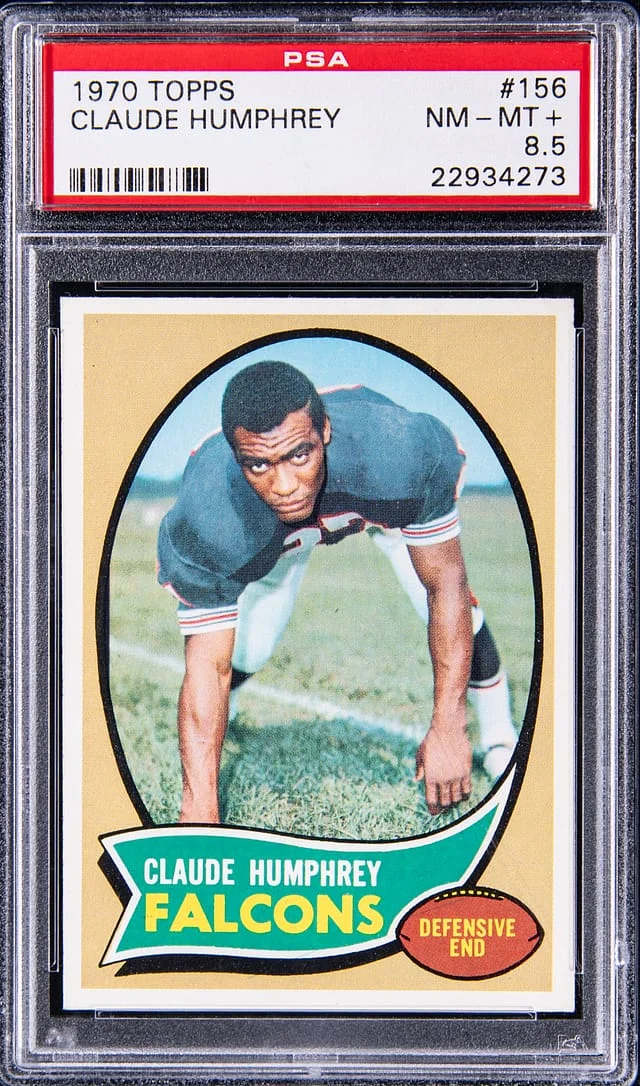 1970 Topps Claude Humphrey #156 card image