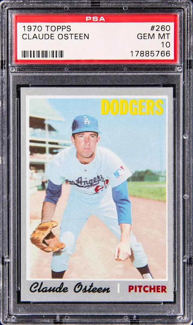 1970 Topps Claude Osteen #260 card image