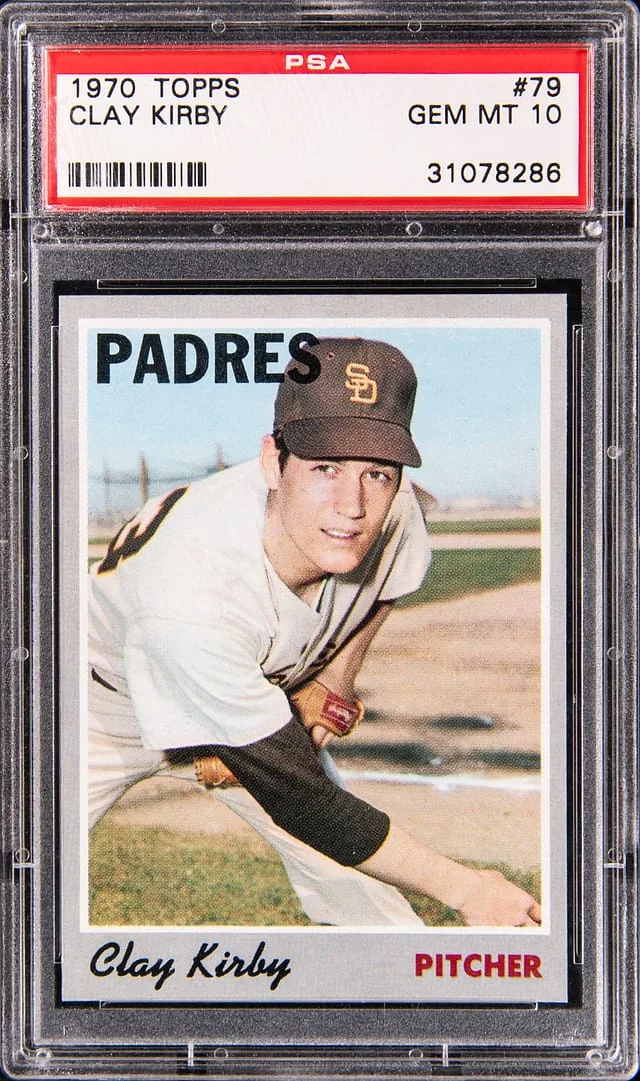 1970 Topps Clay Kirby #79 card image