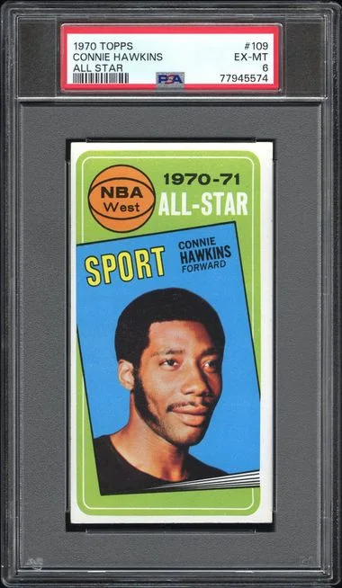 1970 Topps Connie Hawkins #109 card image