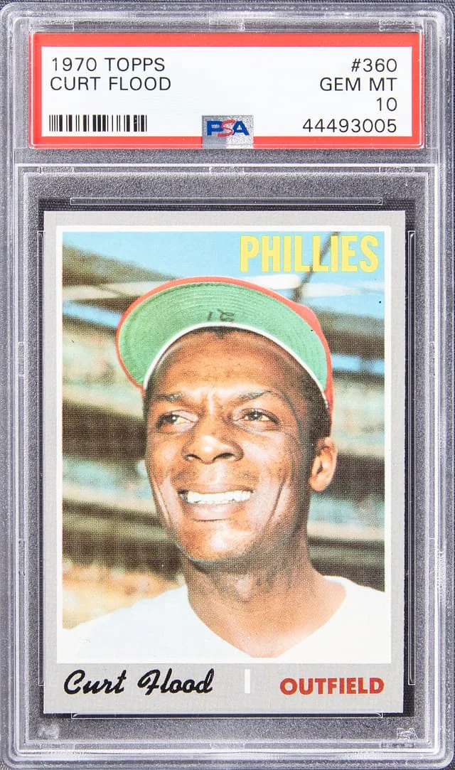 1970 Topps Curt Flood #360 card image