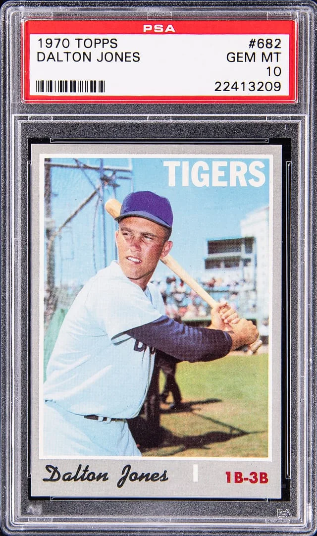 1970 Topps Dalton Jones #682 card image