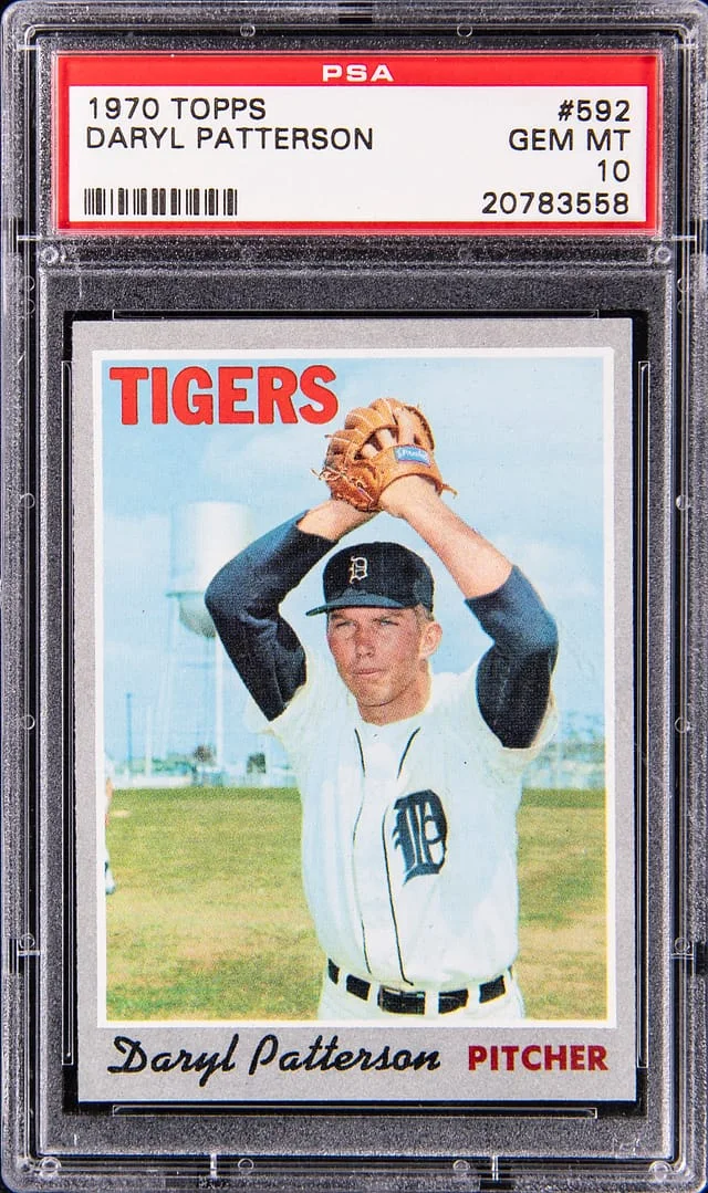 1970 Topps Daryl Patterson #592 card image