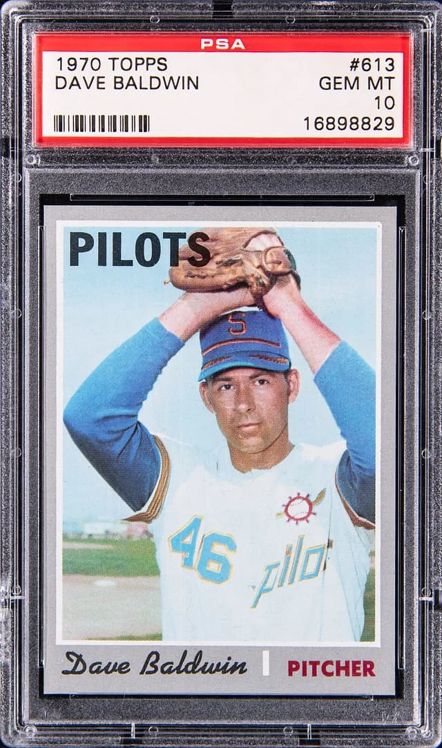 1970 Topps Dave Baldwin #613 card image