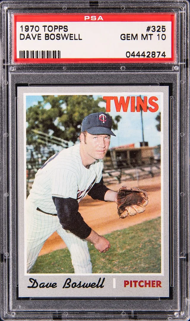 1970 Topps Dave Boswell #325 card image