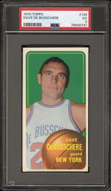 1970 Topps Dave De Busschere #135 card image