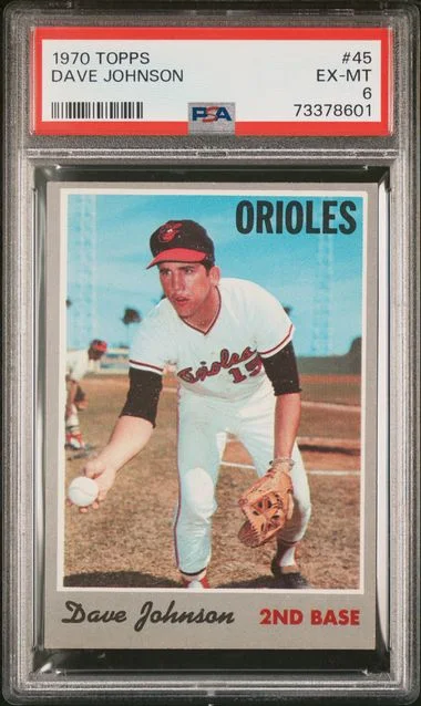 1970 Topps Dave Johnson #45 card image