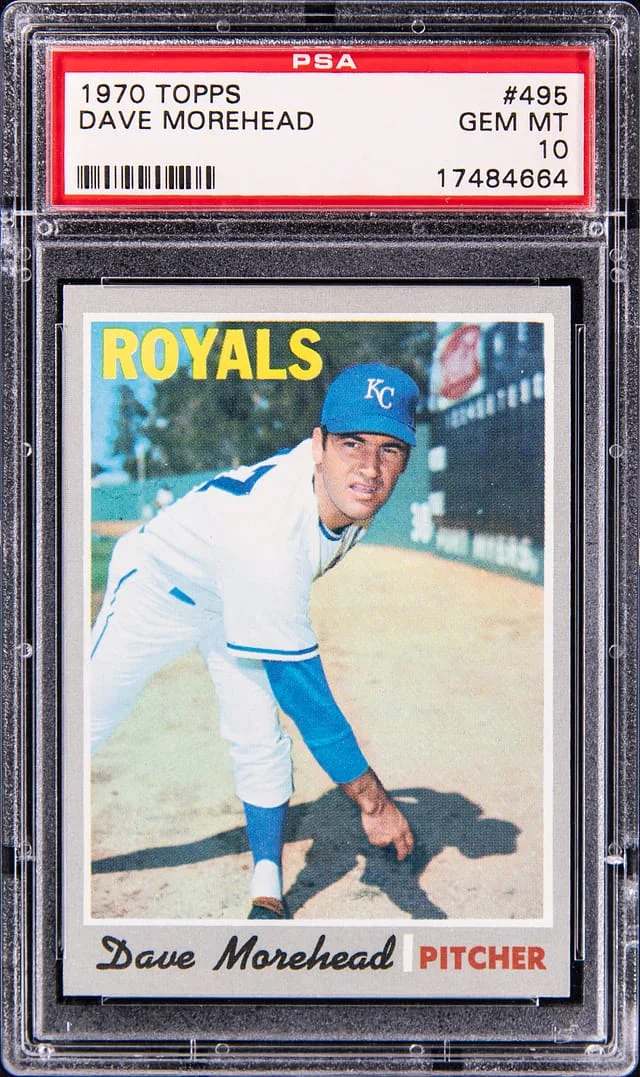 1970 Topps Dave Morehead #495 card image