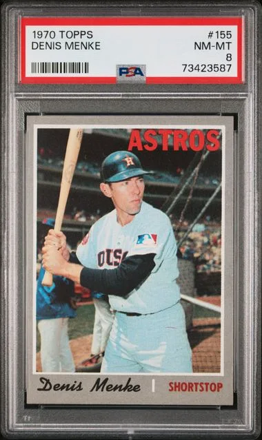 1970 Topps Denis Menke #155 card image