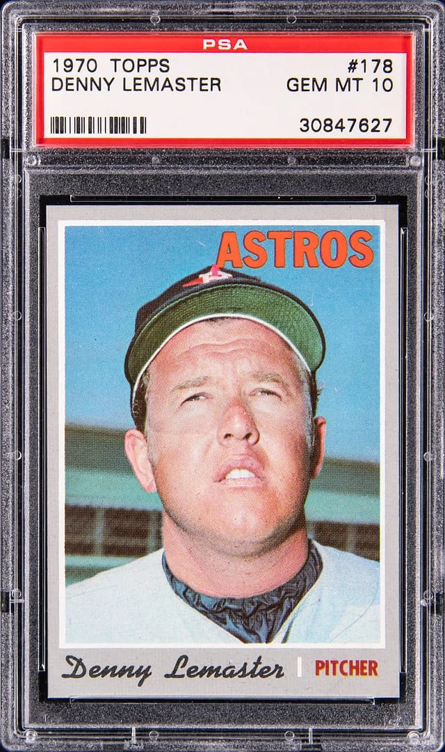 1970 Topps Denny Lemaster #178 card image