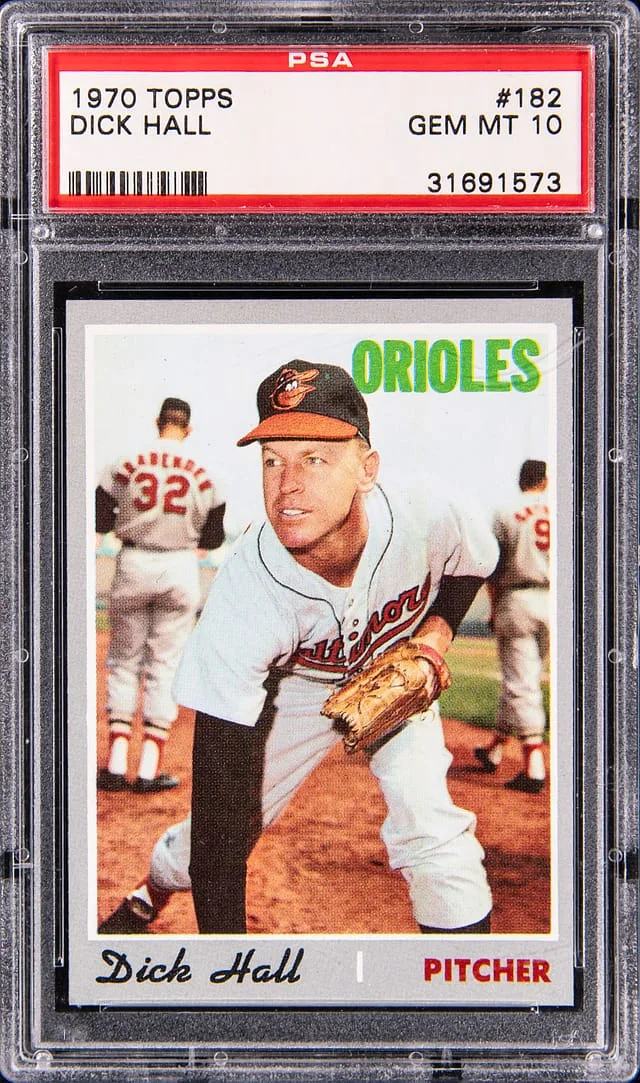 1970 Topps Dick Hall #182 card image