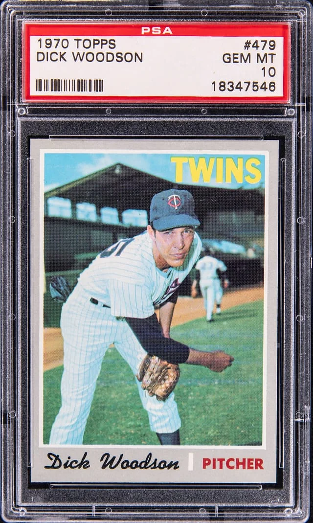 1970 Topps Dick Woodson #479 card image