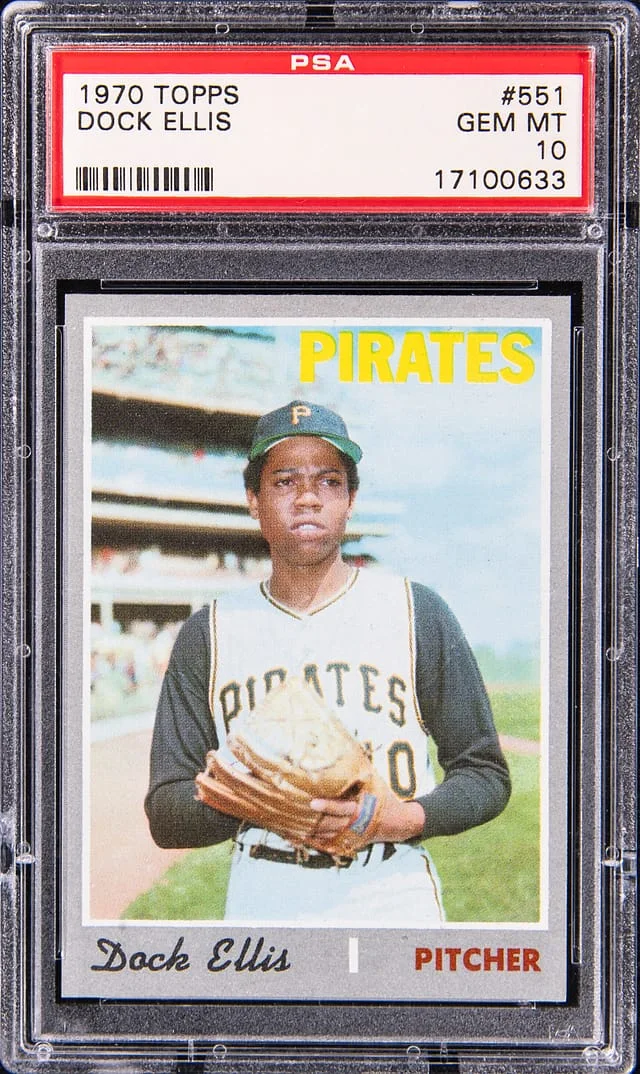 1970 Topps Dock Ellis #551 card image