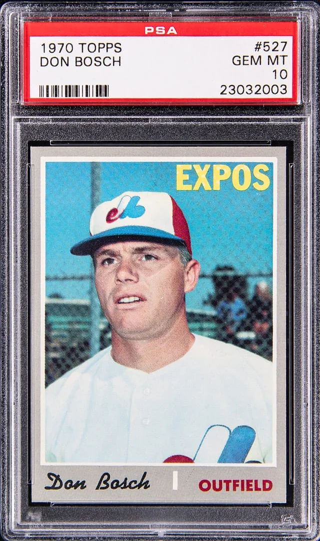 1970 Topps Don Bosch #527 card image