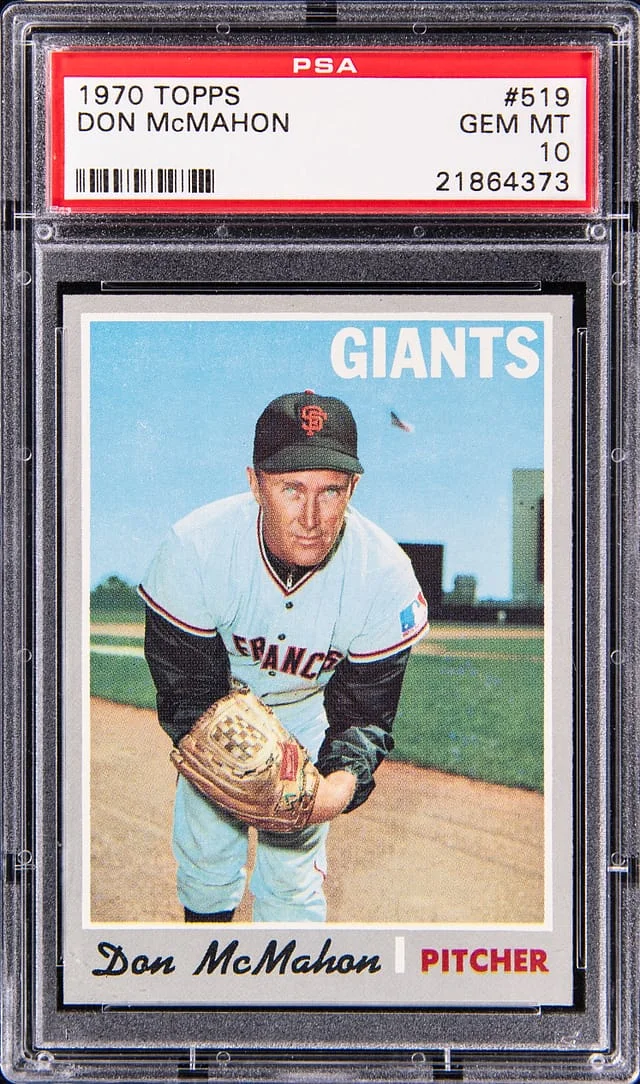 1970 Topps Don McMahon #519 card image