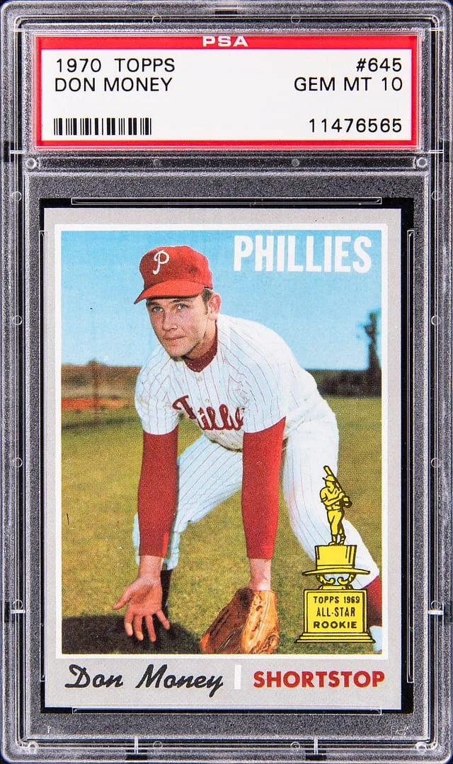 1970 Topps Don Money #645 card image