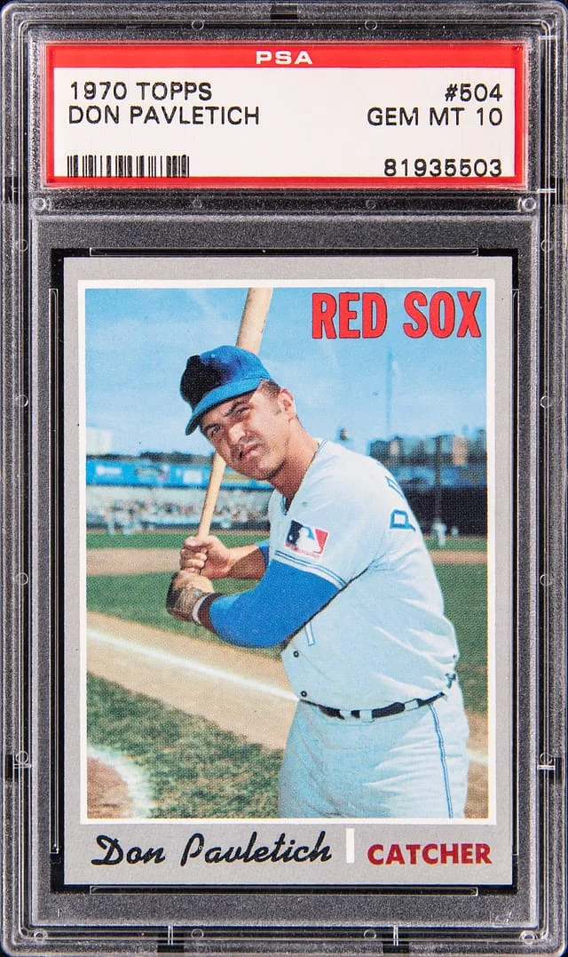 1970 Topps Don Pavletich #504 card image