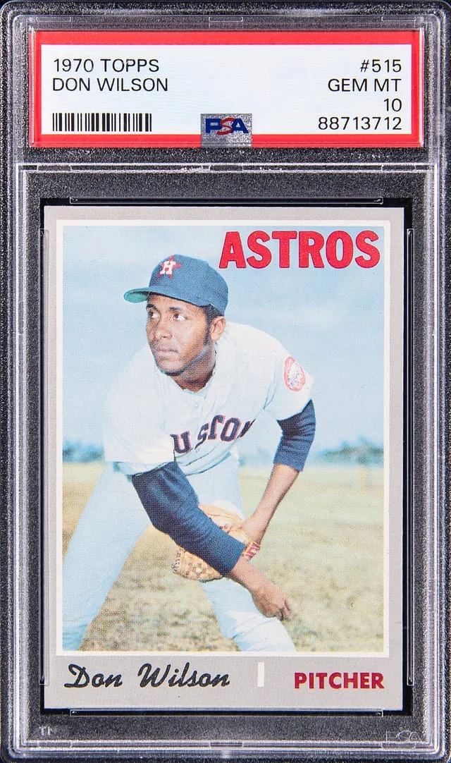 1970 Topps Don WIlson #515 card image