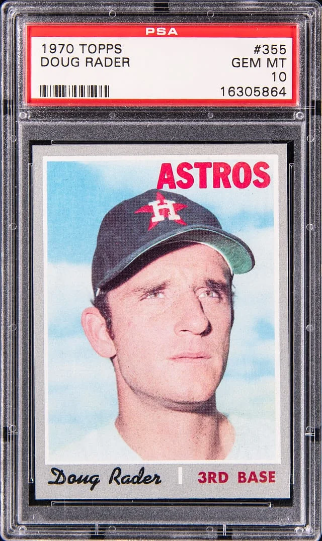 1970 Topps Doug Rader #355 card image
