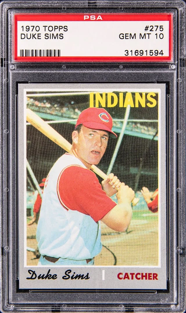 1970 Topps Duke Sims #275 card image