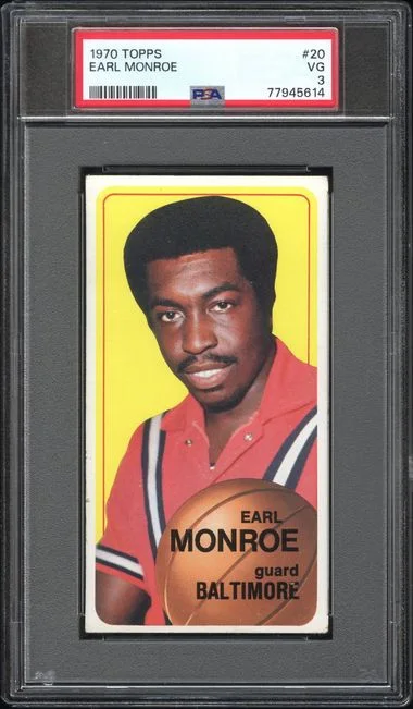 1970 Topps Earl Monroe #20 card image