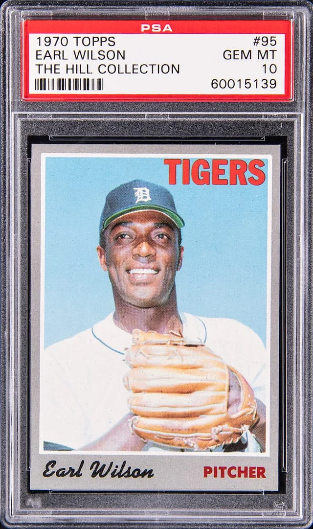 1970 Topps Earl Wilson - Ex-The Hill Collection #95 card image