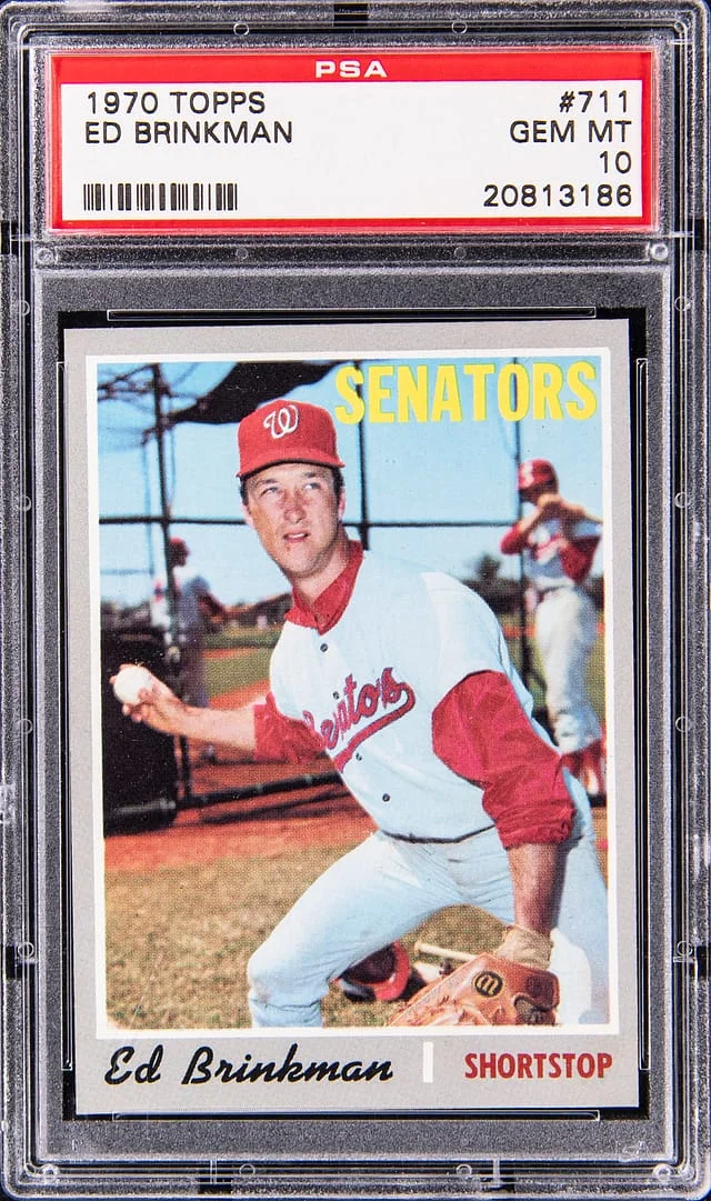1970 Topps Ed Brinkman #711 card image