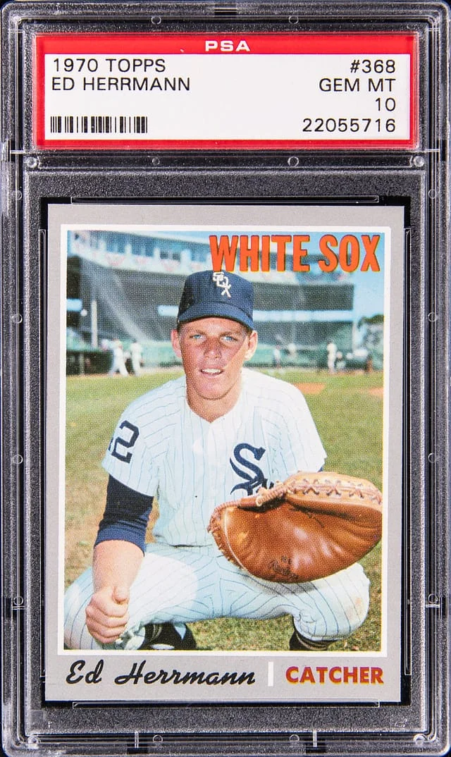 1970 Topps Ed Herrmann #368 card image