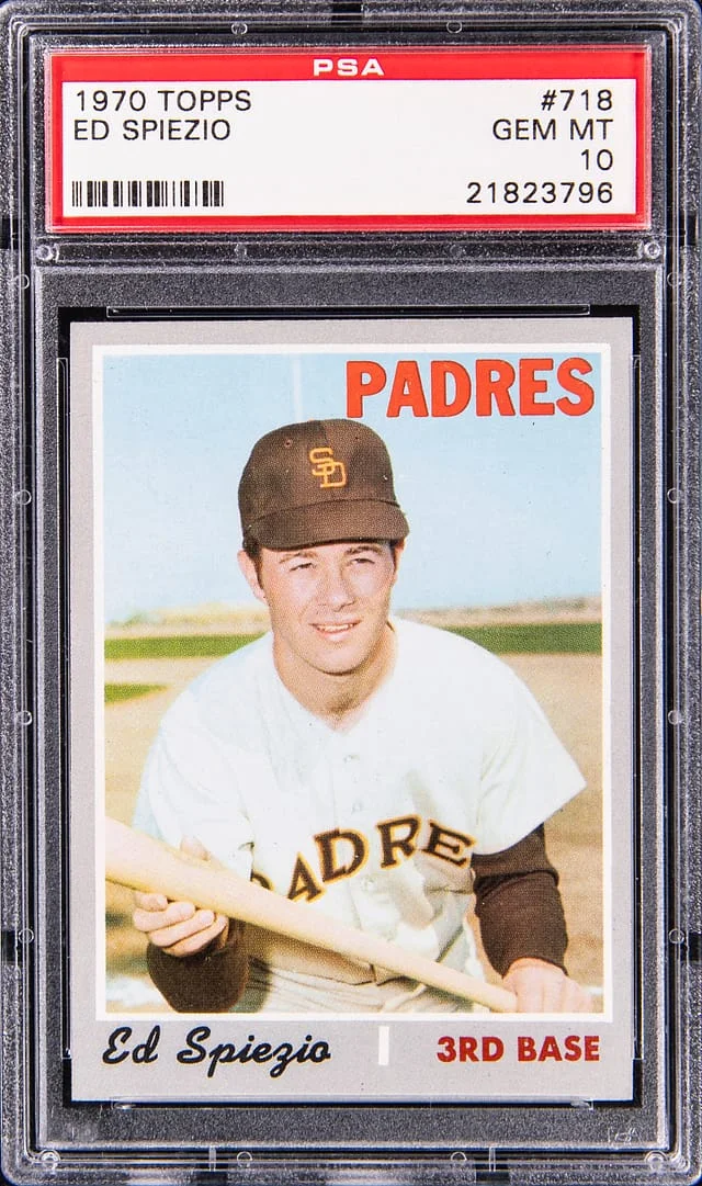 1970 Topps Ed Spiezio #718 card image