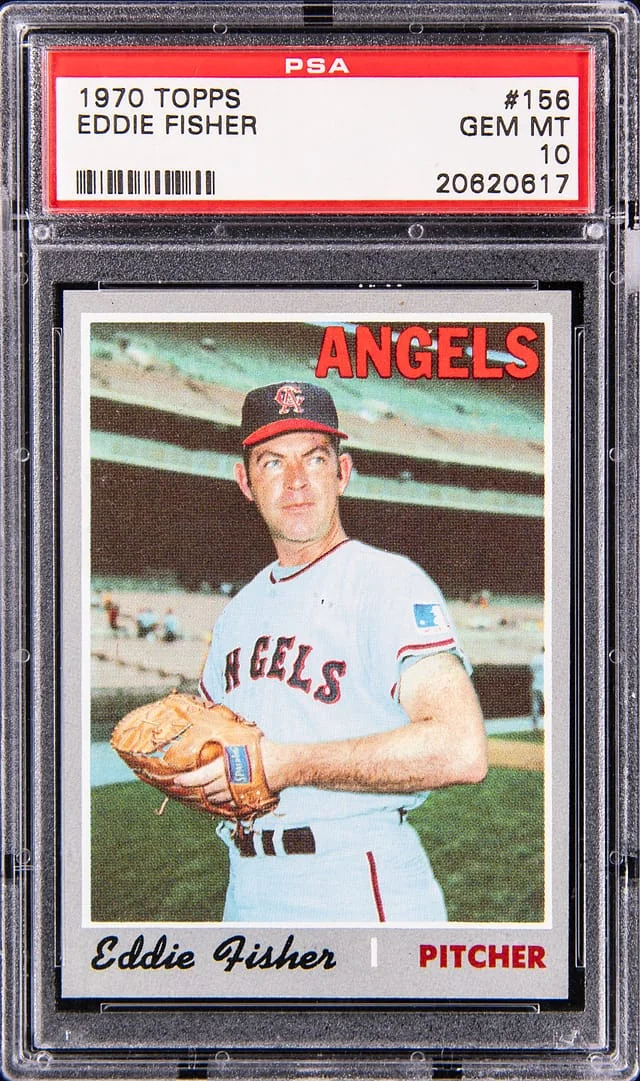 1970 Topps Eddie Fisher #156 card image