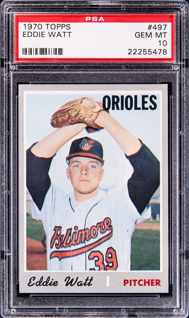1970 Topps Eddie Watt #497 card image